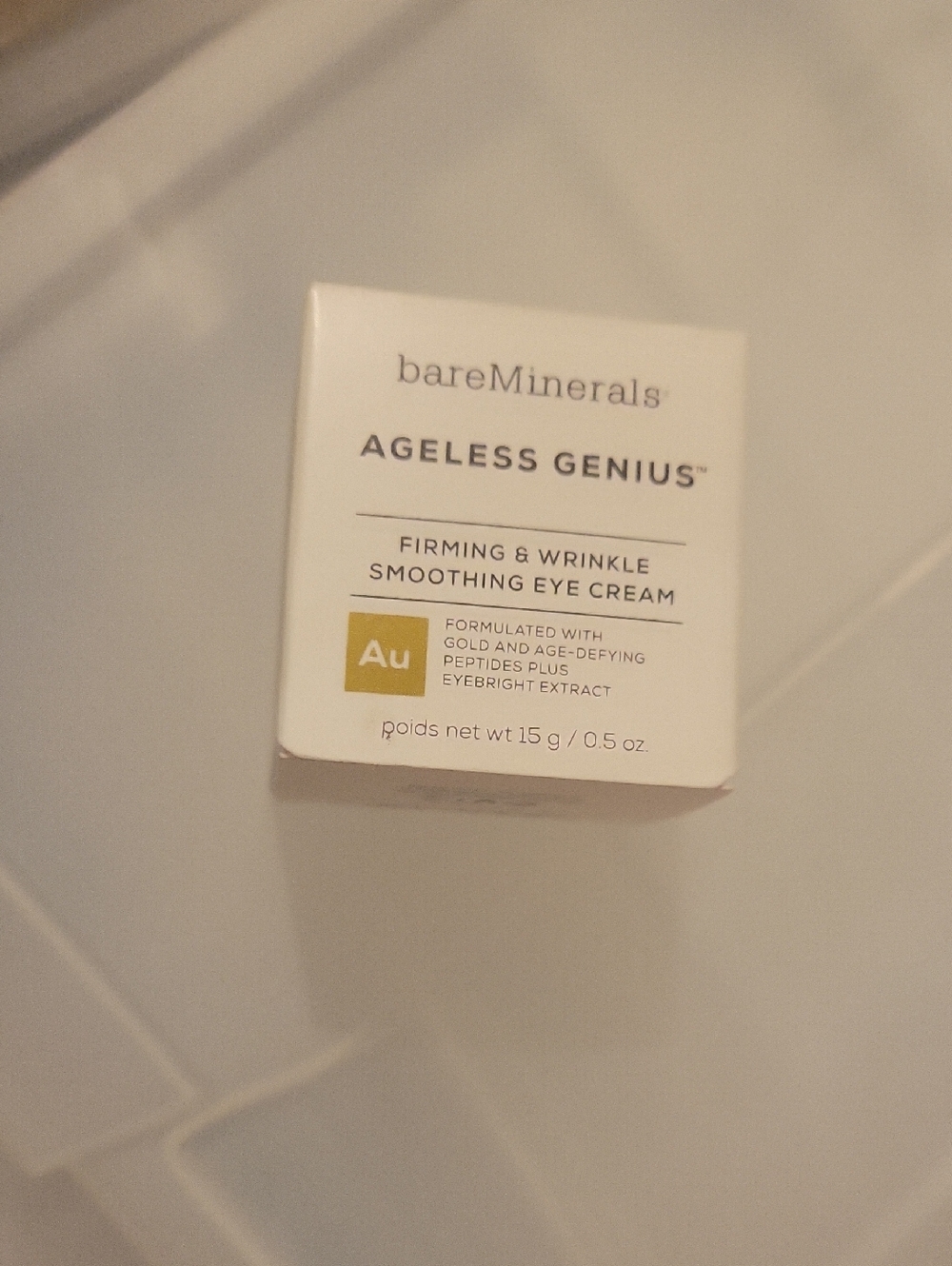 bareMinerals Bare Escentuals White Box with Black Text